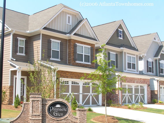 Pinnacle Glen Townhomes in Cumming GA.