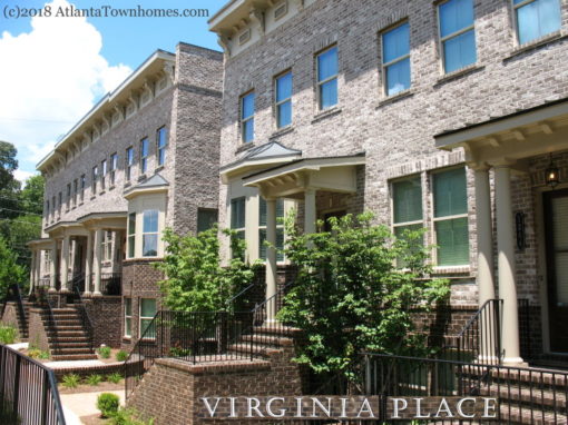 Virginia Place Townhomes In Virginia Highlands- Atlanta, Ga.